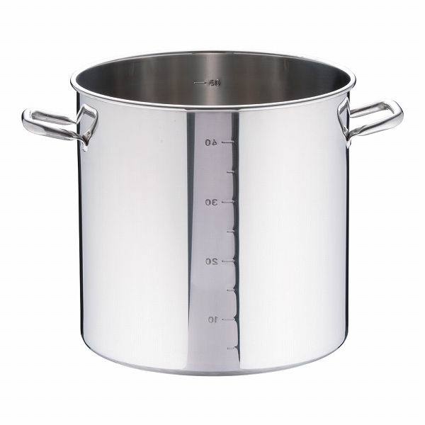 寸胴鍋 パワー・デンジ 39cm 目盛付 蓋無 AZV7039