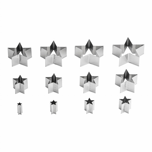 18-0 パテ抜セット 星 No.1〜12 BPT06