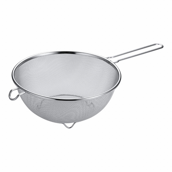 金伊工業 18-8 足付ストレーナー 21cm BST8303