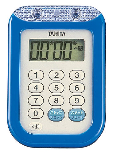 �^�j�^(Tanita) �剹�ʃ^�C�}�[100���v �u���[ TD-377BL(BTI6202)