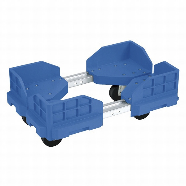 サカエ 伸縮式樹脂台車 SCR-4430RB(HDI9801)