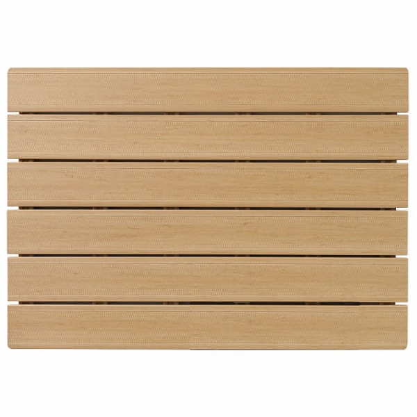 オーエ(Ohe) ポリスチレン木目スノコ 600×850mm 抗菌・防カビ 74214(JOE1404)