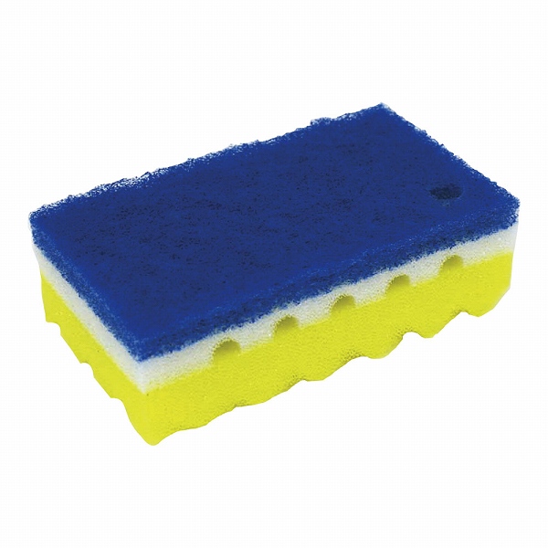 Yahoo! Yahoo!ショッピング(ヤフー ショッピング)ワコー ストロング スポンジたわし イエロー 120×70mm ハード SH-54（JSP3208）