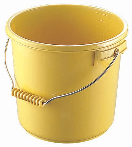 エンテック(Entec) ポリプロバケツ13 イエロー 約13L PO-13A(KBK2603)