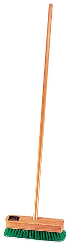 高砂(Takasago) ナイロンデッキブラシ 20cm 木柄 KDT06020