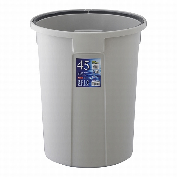 Yahoo! Yahoo!ショッピング(ヤフー ショッピング)リス（RISU） 丸型ペール ベルク グレー 45L 本体 45N（KPC6703）