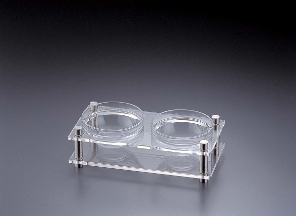 コンディメントスタンド 1段2穴 アクリル B30-4(NKV1601)
