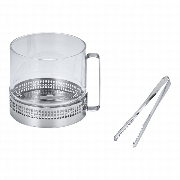 エムタカ(Emutaka) 玻璃製アイスペール 1600竓 火箸付 9028W(PAI26) キッチン、日用品、文具-その他キッチン、日用品、文具