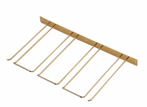 24金メッキ グラスフレーム 4連 壁掛型 PGLC302