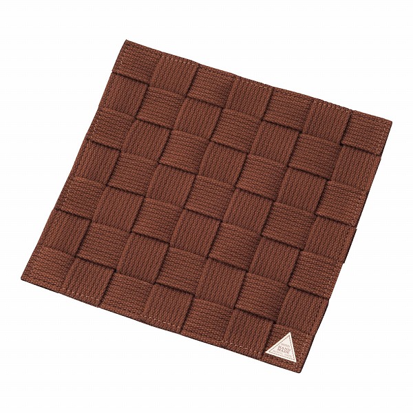 シンビ(Shimbi) アイスペールマット ランチマット-8 ブラウン 180×180mm PLV086A
