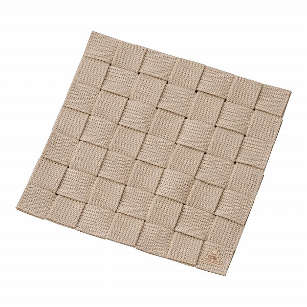 シンビ(Shimbi) アイスペールマット ランチマット-8 ベージュ 180×180mm PLV086P