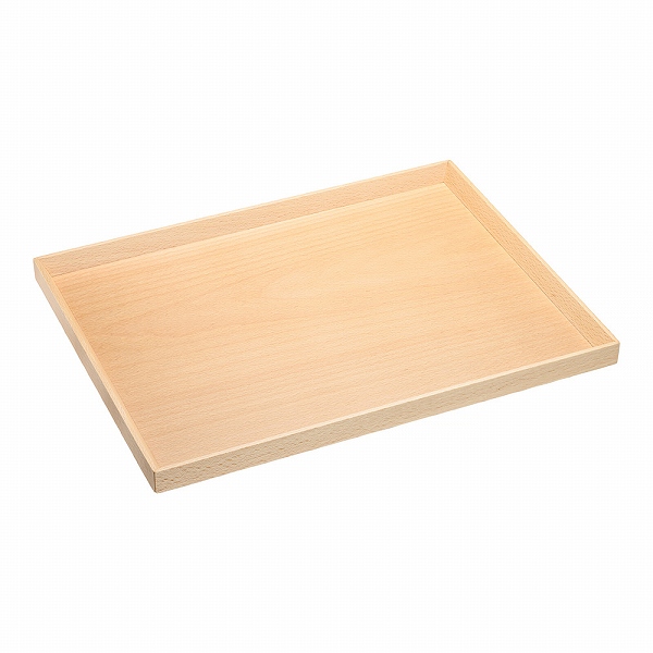 Sonobe(薗部産業) ランチョントレー クラフト木の実 白木 尺2寸 03772(PLV2301)