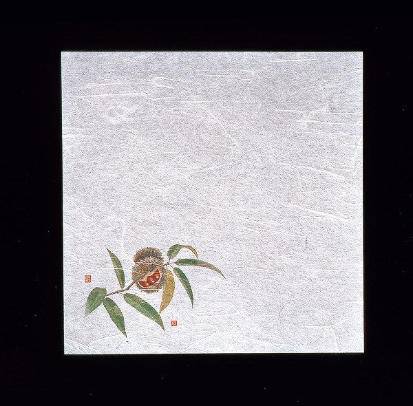 ヤマコー(Yamaco) 新・濡れ奉書紙 栗 200×200mm 入数：1セット(100枚入) QHU20