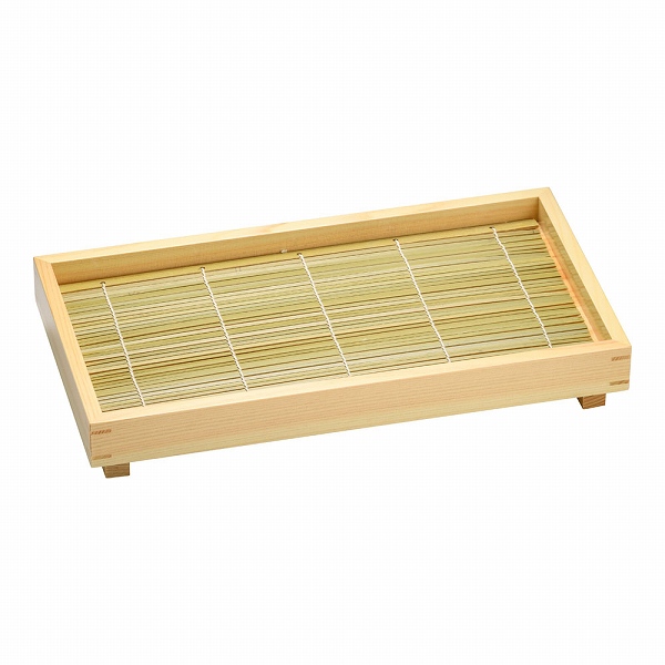 ヤマコー(Yamaco) 板目の前 大 檜/足付/ペンキ塗り付 21438(QIT0601) その他食器、カトラリー-キッチン、日用品、文具