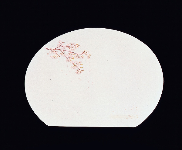 ヤマコー(Yamaco) 尺3半月枯淡懐石まっと 桜 370×335mm 入数：1セット(100枚入) QKI49