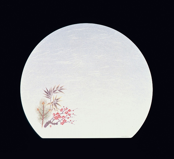 アーテック(artec) 尺三半月まっと 松竹梅 370×320mm 遠赤抗菌和紙 入数：1セット(100枚入) WH-7(QMT08)