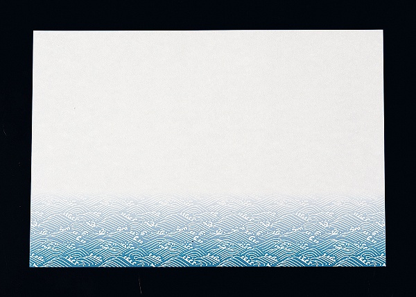 アーテック(artec) 尺三まっと華かすみ 青海波 390×264mm 入数：1セット(100枚入) SAK-07(QMT8301)
