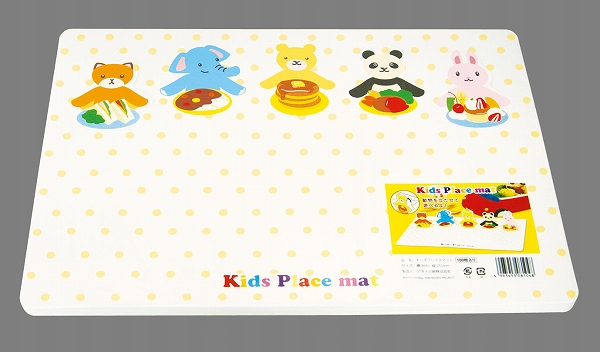 アオト印刷 キッズプレイスマット 365×251mm 入数：1セット(100枚入) QPL0601