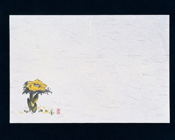 マイン(Mine) 四季紙 千寿 福寿草 26.5×39cm 入数：1セット(100枚入) M30-202(QSV21)