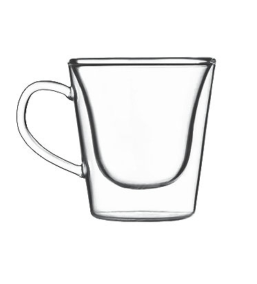 Bormioli Luig(ボルミオリルイジ) コーヒー/ティーマグ ダブルウォール サーミックガラスドリンク＆デザイン 295cc 入数：2ヶ入 8880/05(RBL9201)