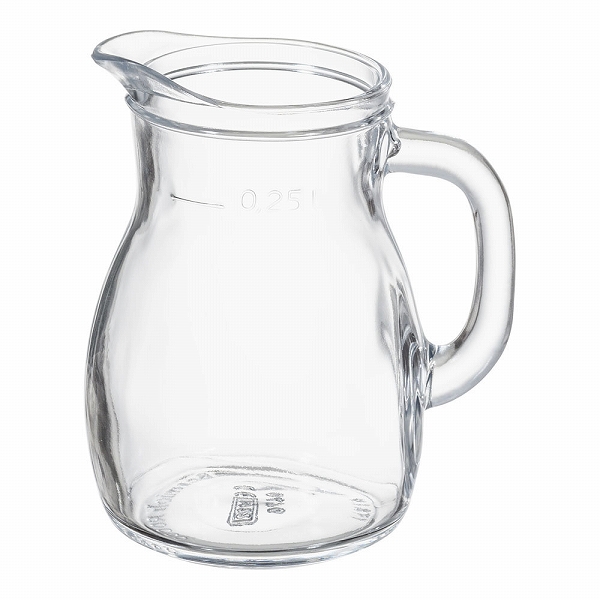 Bormioli Rocco(ボルミオリロッコ) ジャグ ビストロ 0.25L 1.46140(RBR3901)