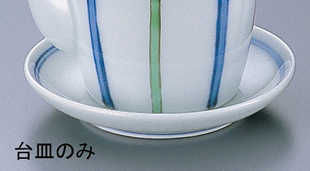 染錦十草 台皿 φ77mm 有田焼 T05-06(RKS3401)