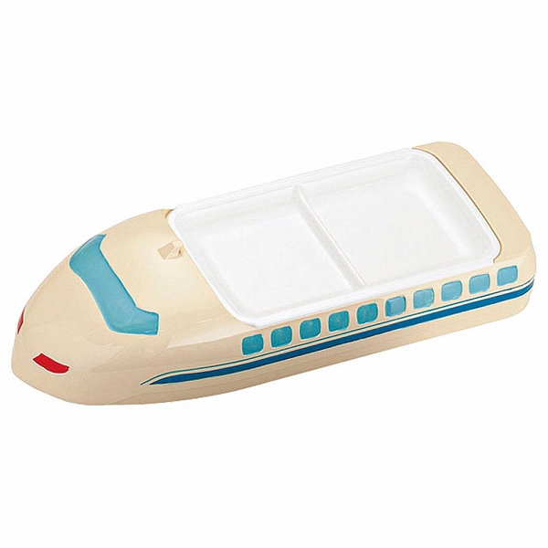 お子さん晩ご飯皿 ニュー新幹線 象牙色 RLVO601 キッチン、日用品、文具-その他食器、カトラリー