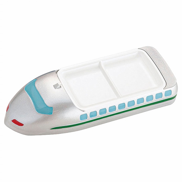お子さん晩ご飯皿 ニュー新幹線 しろがね色 RLVO603 その他食器、カトラリー-キッチン、日用品、文具
