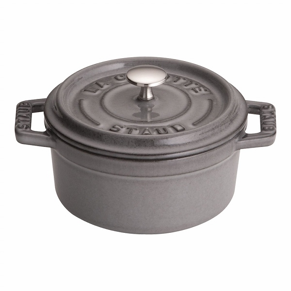 ストウブ(Staub) ピコ・ココット グレー 10cm ラウンド 鋳鉄 40500-106(RST4731)