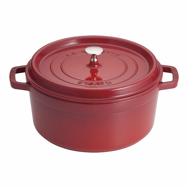 ストウブ(Staub) ピコ・ココット チェリー 26cm ラウンド 鋳鉄 40509-840(RST4759)