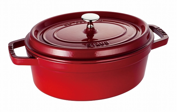 ストウブ(Staub) ピコ・ココット チェリー 23cm オーバル 鋳鉄 40509-830(RST4838)