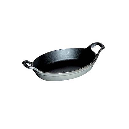 ストウブ(Staub) ミニ・オーバルディッシュ グレー 15cm 鋳鉄 40509-545(RST5602)