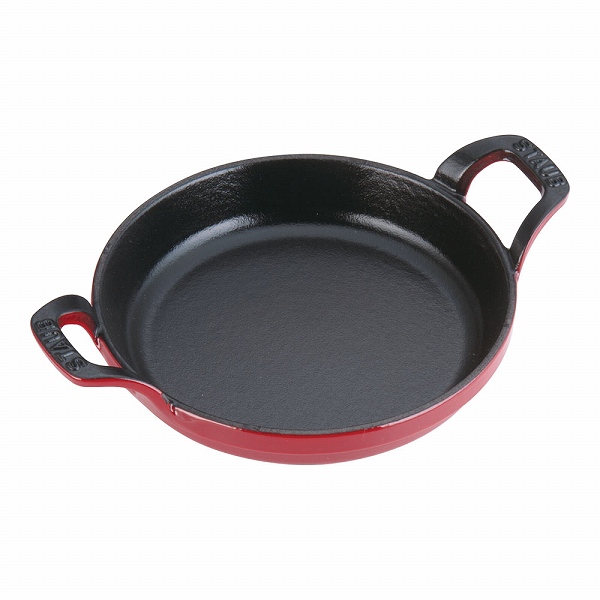 ストウブ(Staub) ラウンドスタッカブルディッシュ チェリー 16cm 鋳鉄 40509-894(RST6007)