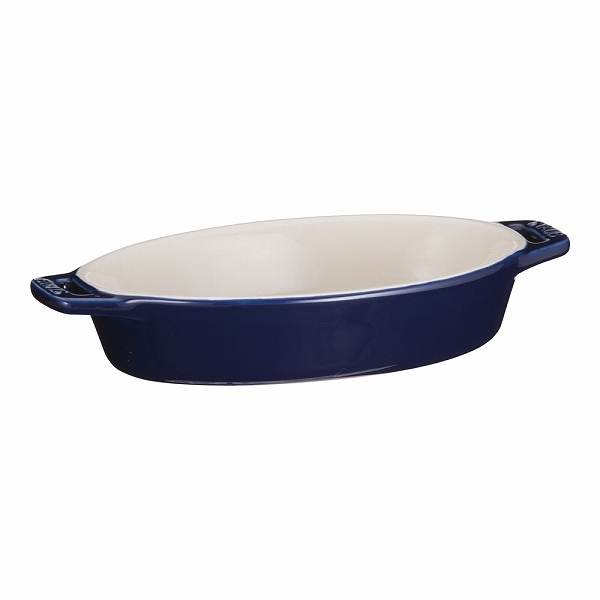 ストウブ(Staub) オーバルディッシュ セラミック ブルー 17cm 40508-598(RSTC614)