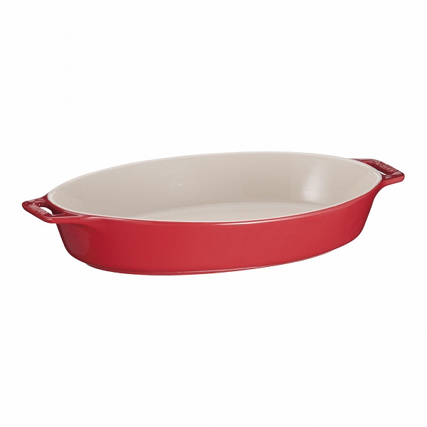 ストウブ(Staub) オーバルディッシュ セラミック チェリー 17cm 40508-581(RSTC615)