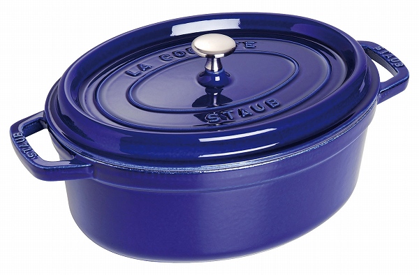 ストウブ(Staub) ピコ・ココット グランブルー 29cm オーバル 鋳鉄 40510-288(RSTD304)