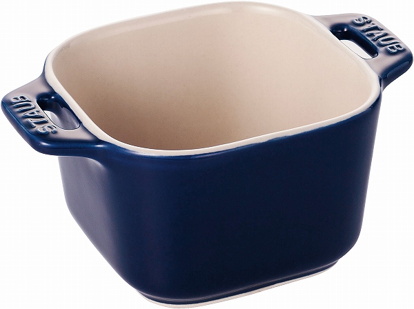ストウブ(Staub) EXミニスクエアラムカン セラミック ブルー 入数：1セット(2個入) 40511-111(RSTE602)