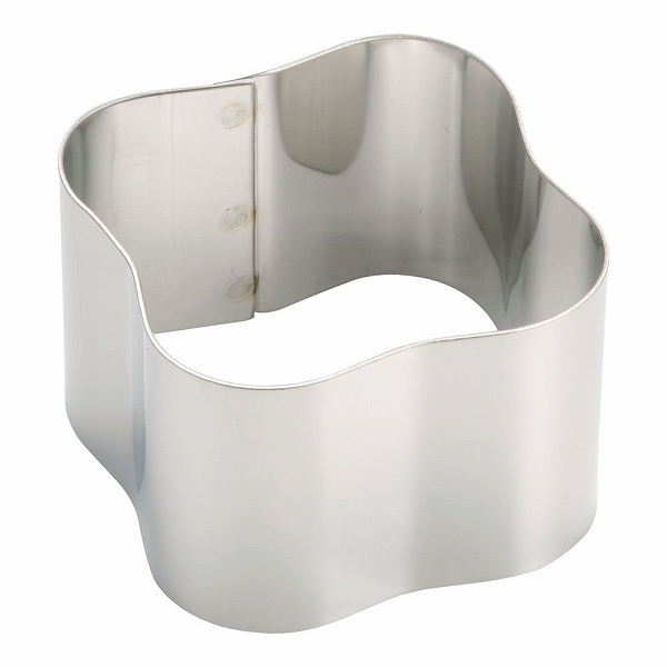 deBUYER(デバイヤー) 18-10ケーキリング 波正方型 3148-06(WDB30)