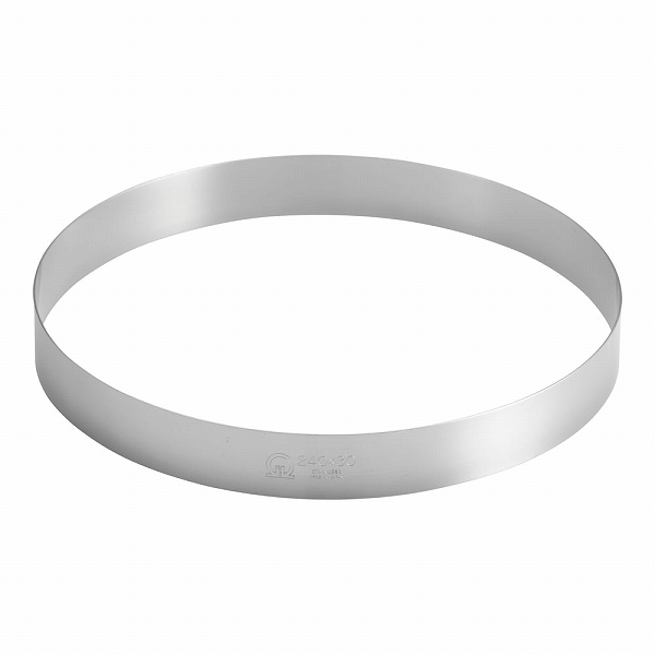 18-0 ケーキリング φ240×H30mm WKC14430