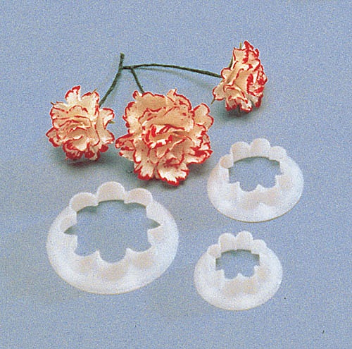 カルピット(Culpitt) カーネーション抜型セット プラスチック製 入数：1セット(3ピース入) 86112(WNK35)