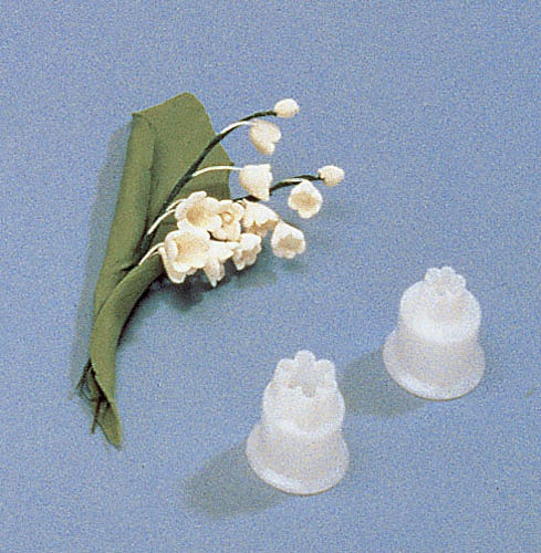 カルピット(Culpitt) プッシュ式抜型セット ユリ プラスチック製 入数：1セット(2ピース入) 86169(WNK55)