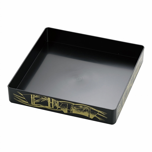 プラ容器 飛鳥 本体 扇 9寸 入数：1セット(5枚入) XNS2101