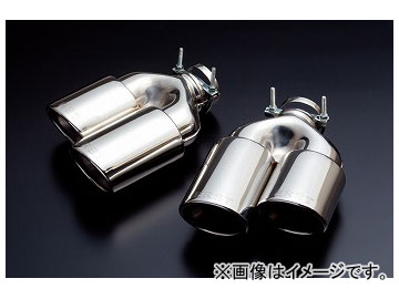 エアスト マフラーカッター オーバル94φデュアルテール 左右セット 