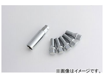 エアスト ボルト（アダプター付き） M14×1.5 28mm クローム :459398630:オートパーツエージェンシー2号店