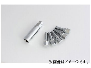 エアスト ボルト（アダプター付き） M12×1.75 31mm クローム :459398650:オートパーツエージェンシー2号店