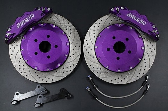 ファイナルコネクション キャリパーキット STEALTH リア レクサス GS430 UZS190 2006年〜2007年 4POT ローター径：330×28mm 選べる12キャリパーカラー CRL009E