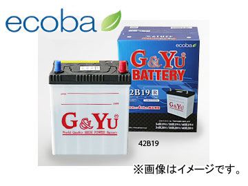 G＆Yu カーバッテリー ecoba（エコバ） ecb-50D20L｜apagency02