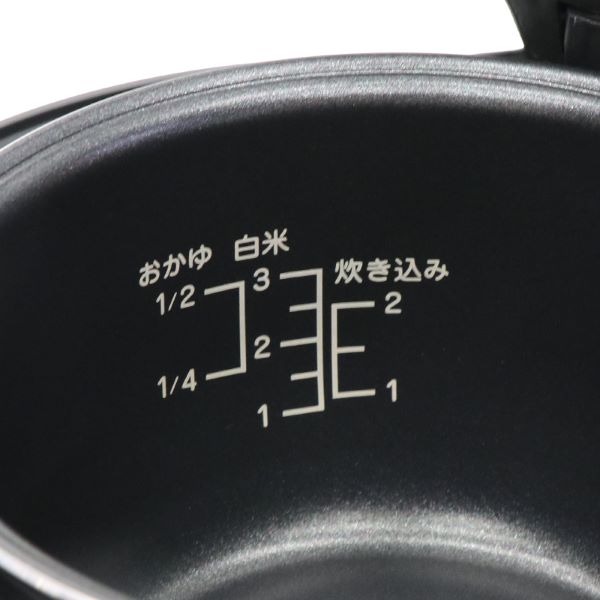 HIRO コンパクトライスクッカー ブラック 3合炊き HK-RC03(BK)｜apagency02｜10