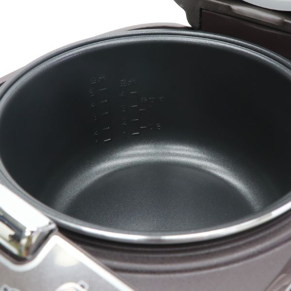 HIRO マイコン炊飯ジャー ブラック 5合炊き 使いやすいシンプルな炊飯器 HK-RC552BK｜apagency02｜05