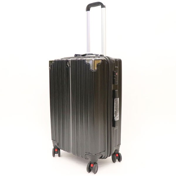 HIRO キャリーケース ブラック Lサイズ 約90L PC＋ABS樹脂製 TSAロック